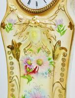Rare Antique French 8 Day Hand Painted Vintage Sevres Porcelain Mantel Clock (7 of 11) Rare Antique French 8 Day Hand Painted Vintage Sevres Porcelain Mantel Clock (7 of 11)