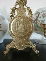 Rare Franz Hermle Imperial Gilt Mantel Ormolu Mantle Clock + Candelabras (2 of 6) Rare Franz Hermle Imperial Gilt Mantel Ormolu Mantle Clock + Candelabras (2 of 6)