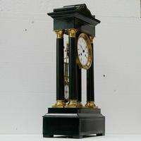 Rare Antique 1860 French Ebonised Ormolu Pendule J. Falconnier Portico Clock (3 of 11) Rare Antique 1860 French Ebonised Ormolu Pendule J. Falconnier Portico Clock (3 of 11)