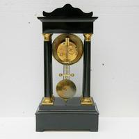 Rare Antique 1860 French Ebonised Ormolu Pendule J. Falconnier Portico Clock (6 of 11) Rare Antique 1860 French Ebonised Ormolu Pendule J. Falconnier Portico Clock (6 of 11)