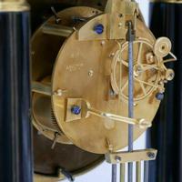 Rare Antique 1860 French Ebonised Ormolu Pendule J. Falconnier Portico Clock (9 of 11) Rare Antique 1860 French Ebonised Ormolu Pendule J. Falconnier Portico Clock (9 of 11)