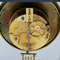 Rare Antique 1860 French Ebonised Ormolu Pendule J. Falconnier Portico Clock (10 of 11) Rare Antique 1860 French Ebonised Ormolu Pendule J. Falconnier Portico Clock (10 of 11)