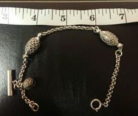 1901 Rare Antique Edwardian Silver Unusual Albertina Watch Chain Bracelet (7 of 7) 1901 Rare Antique Edwardian Silver Unusual Albertina Watch Chain Bracelet (7 of 7)