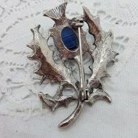 Scottish Silver Agate Brooch Thistle (2 of 2) Scottish Silver Agate Brooch Thistle (2 of 2)