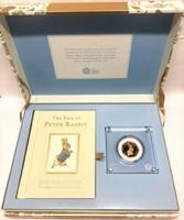 Beatrix Potter the Tale of Peter RAbbit 50P Gold Proof Fifty Pence Coin (2 of 2) Beatrix Potter the Tale of Peter RAbbit 50P Gold Proof Fifty Pence Coin (2 of 2)