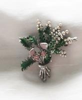 Vintage Exquisite Thistle & Heather Rhinestone Brooch Costume Jewellery Pin (2 of 6) Vintage Exquisite Thistle & Heather Rhinestone Brooch Costume Jewellery Pin (2 of 6)