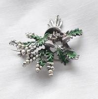 Vintage Exquisite Thistle & Heather Rhinestone Brooch Costume Jewellery Pin (6 of 6) Vintage Exquisite Thistle & Heather Rhinestone Brooch Costume Jewellery Pin (6 of 6)