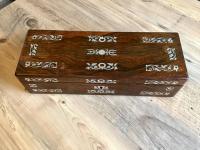 Victorian English Rosewood & Fab Mother of Pearl Inlay Box ,Trinket Jewel, Glove Box (3 of 9) Victorian English Rosewood & Fab Mother of Pearl Inlay Box ,Trinket Jewel, Glove Box (3 of 9)