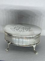 1912 Antique Solid Silver George Edwin Walton Monogrammed Trinket / Jewellery Box (6 of 6) 1912 Antique Solid Silver George Edwin Walton Monogrammed Trinket / Jewellery Box (6 of 6)
