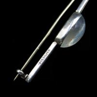 Antique Victorian Moonstone Sterling Silver Bar Brooch Pin (7 of 8) Antique Victorian Moonstone Sterling Silver Bar Brooch Pin (7 of 8)