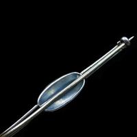 Antique Victorian Moonstone Sterling Silver Bar Brooch Pin (6 of 8) Antique Victorian Moonstone Sterling Silver Bar Brooch Pin (6 of 8)