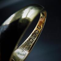 Antique Victorian Black Enamel Diamond & Pearl 18ct Gold Mourning Ring Band (10 of 10) Antique Victorian Black Enamel Diamond & Pearl 18ct Gold Mourning Ring Band (10 of 10)