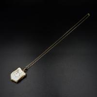 Antique Shield Striped 9ct Yellow Gold Photo Locket & Chain Necklace (3 of 9) Antique Shield Striped 9ct Yellow Gold Photo Locket & Chain Necklace (3 of 9)