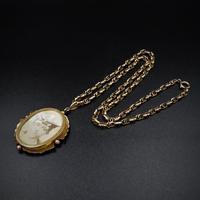 Antique 9ct 9K Yellow Gold Oval Photo Locket & Fancy Chain Necklace (5 of 9) Antique 9ct 9K Yellow Gold Oval Photo Locket & Fancy Chain Necklace (5 of 9)