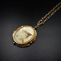 Antique 9ct 9K Yellow Gold Oval Photo Locket & Fancy Chain Necklace (7 of 9) Antique 9ct 9K Yellow Gold Oval Photo Locket & Fancy Chain Necklace (7 of 9)
