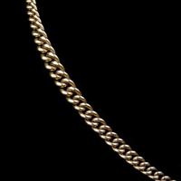 Antique 9ct 9K Gold Short Albert Watch Chain Necklace (3 of 9) Antique 9ct 9K Gold Short Albert Watch Chain Necklace (3 of 9)