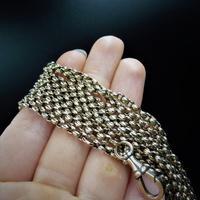 Antique Victorian 9ct 9K Gold Heavy Belcher Guard Muff Chain Necklace (10 of 10) Antique Victorian 9ct 9K Gold Heavy Belcher Guard Muff Chain Necklace (10 of 10)